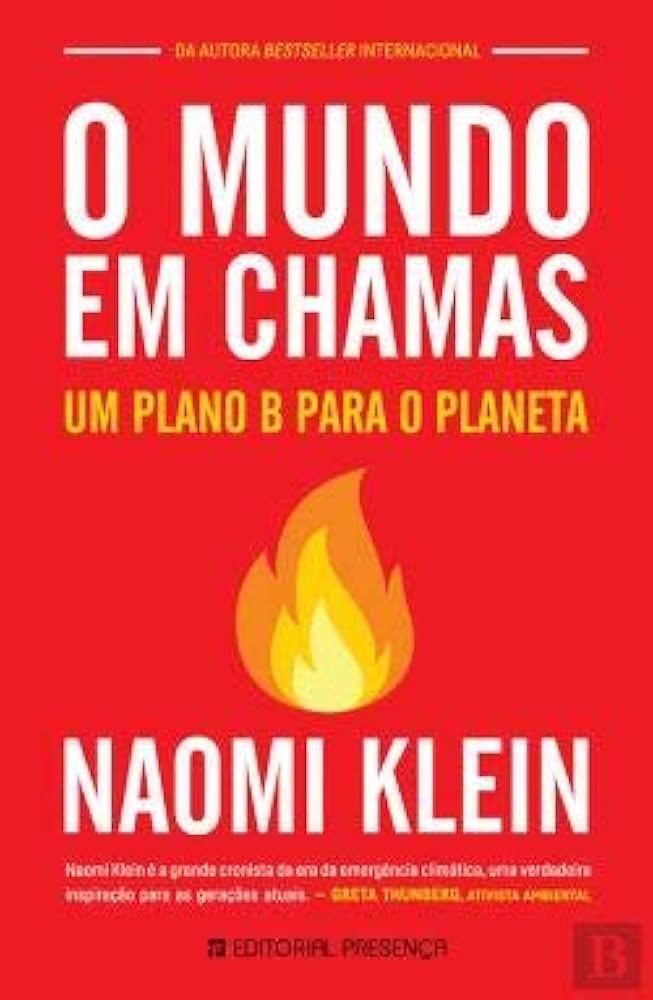 Portada de O mundo en chamas: un plan B para o planeta