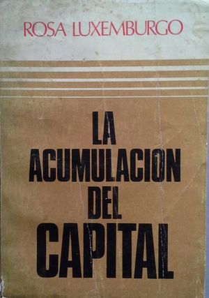 Portada de Acumulación do capital