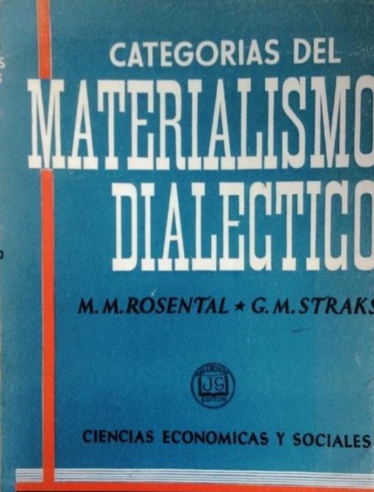 Portada de Categorías do materialismo dialéctico