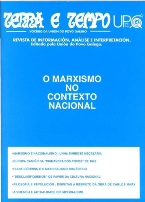 Portada de Terra e tempo. O marxismo no contexto nacional